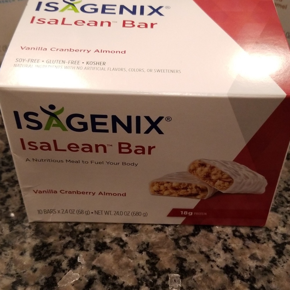 Isagenix IsaLean Bars- Vanilla Cranberry Almond